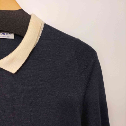 ジョンスメドレー JOHN SMEDLEY 2022 ロングスリーブ クレリックニットポロ レディース JPN:S