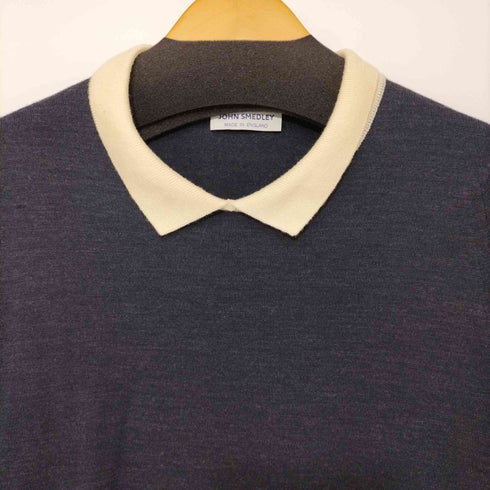 ジョンスメドレー JOHN SMEDLEY 2022 ロングスリーブ クレリックニットポロ レディース JPN:S