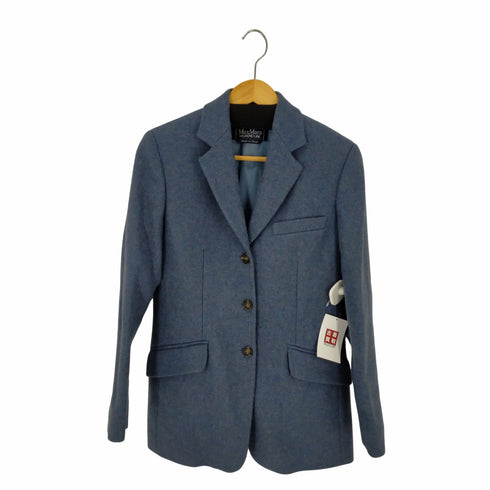 マックスマーラウィークエンド MAX MARA WEEKEND イタリア製 バージンウール メランジテーラードジャケット レディース 38