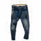 ディースクエアード DSQUARED2 23AW SLIM JEAN ペイント加工 インディゴ スリムデニムパンツ メンズ 50