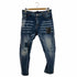 ディースクエアード DSQUARED2 23AW SLIM JEAN ペイント加工 インディゴ スリムデニムパンツ メンズ 50