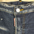 ディースクエアード DSQUARED2 23AW SLIM JEAN ペイント加工 インディゴ スリムデニムパンツ メンズ 50