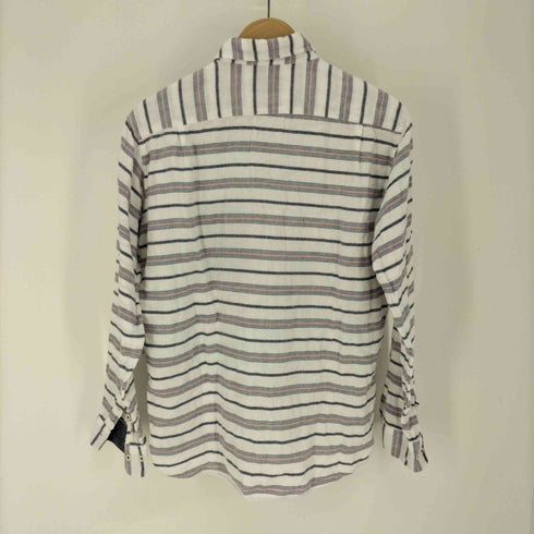 チャップス CHAPS ガーゼコットン ボーダー L/S シャツ メンズ import:L