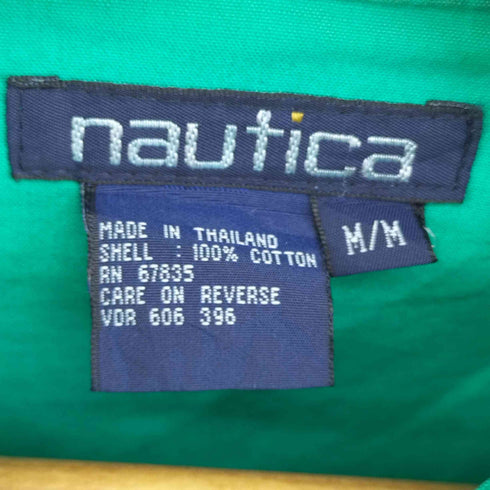 ノーティカ NAUTICA 90s フロント刺繍 スウィングトップ メンズ import:M