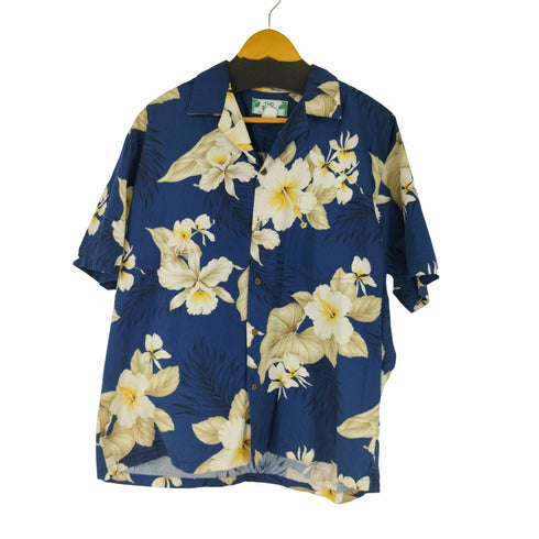 トゥーパームス TWO PALMS MADE IN HAWAII コットンアロハシャツ メンズ import:L