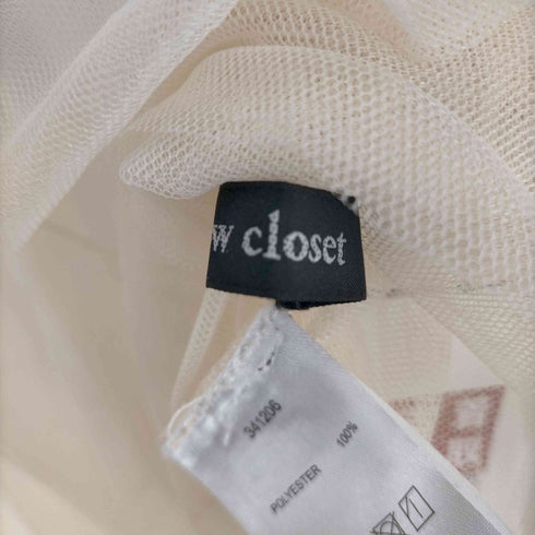 ダブルクローゼット w closet キャミソールワンピース レディース