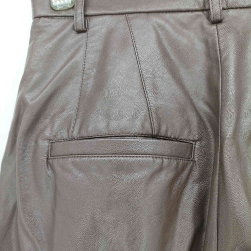 マウジー moussy FAUX LEATHER STRAIGHT パンツ レディース JPN:1
