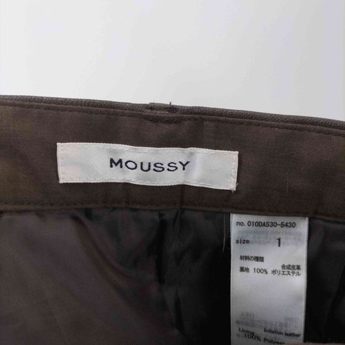 マウジー moussy FAUX LEATHER STRAIGHT パンツ レディース JPN:1