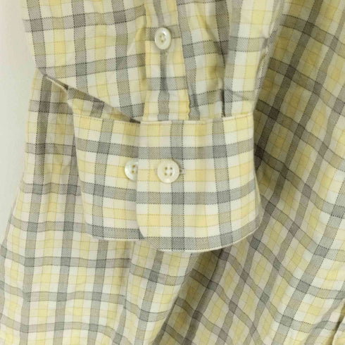 バーバリーロンドン BURBERRY LONDON フロントロゴ刺繍 ボタンダウンチェックシャツ メンズ 3L
