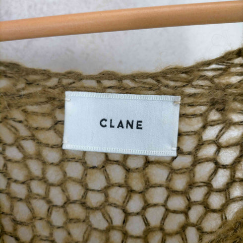 クラネ CLANE Vネックルーズモヘアニット レディース JPN:1