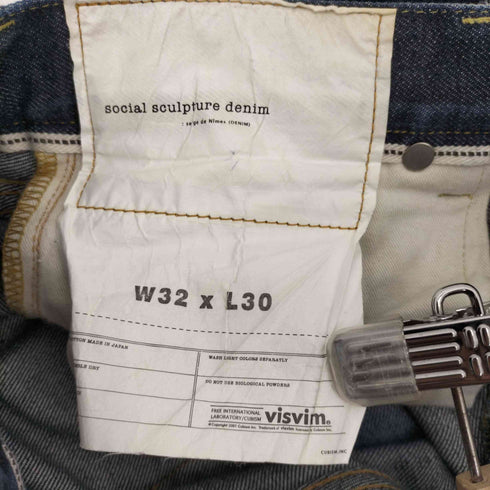 ビズビム VISVIM SOCIAL SCULPTURE デニムパンツ メンズ W32xL30