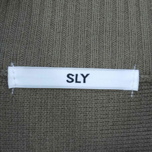 スライ SLY ウエストリブニットワンピース レディース JPN:1