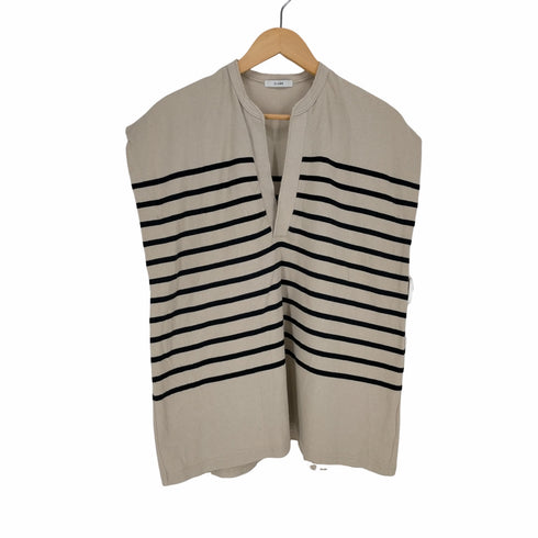 クラネ CLANE WIDE HENLEY NECK N/S BORDER TOPS レディース JPN:1