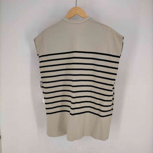 クラネ CLANE WIDE HENLEY NECK N/S BORDER TOPS レディース JPN:1