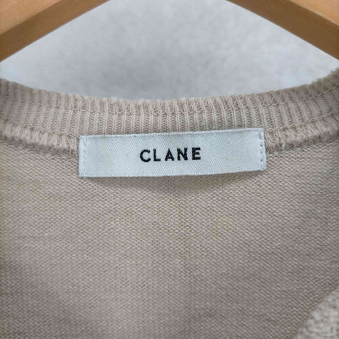クラネ CLANE WIDE HENLEY NECK N/S BORDER TOPS レディース JPN:1
