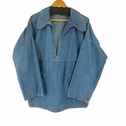 ドッグイヤー スキッパーデニムプルオーバー メンズ import:XL