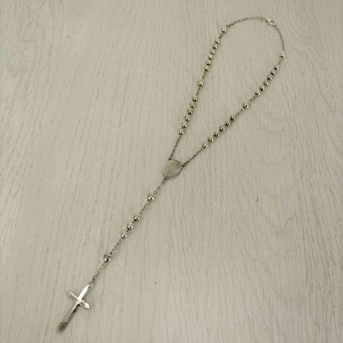 ドルチェアンドガッバーナ DOLCE&GABBANA 1AM NC16 AGRE 7525 PZ ボールチェーン 十字架 ネックレス メンズ