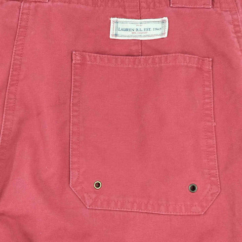 ローレンラルフローレン LAUREN RALPH LAUREN コットンツイル ポケットメッシュ クロップドベイカーパンツ レディース 8