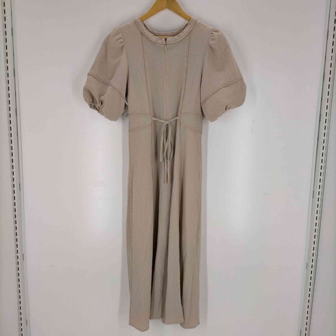 プリヴェヴェ PRIVEVE THE PIPING PUFF SLEEVE DRESS レディース FREE