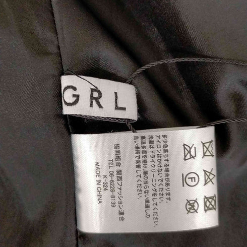 グレイル GRL フェイクレザージャケット レディース
