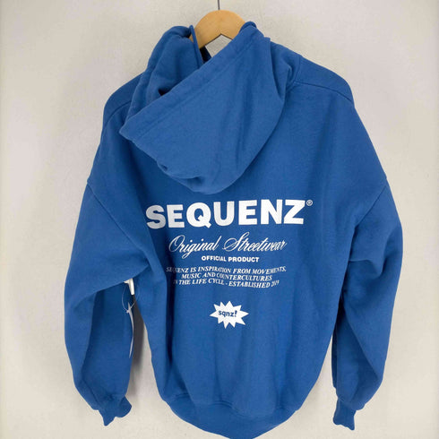 SEQUENZ 吹き出しロゴ スウェットジップパーカー メンズ JPN:M