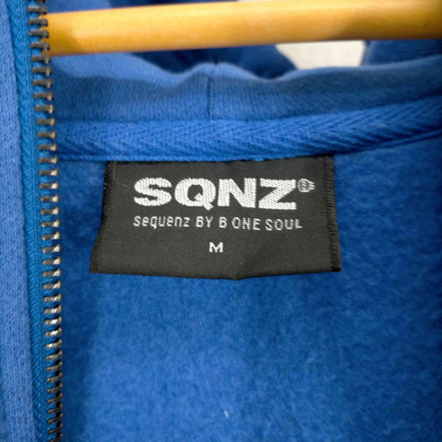 SEQUENZ 吹き出しロゴ スウェットジップパーカー メンズ JPN:M