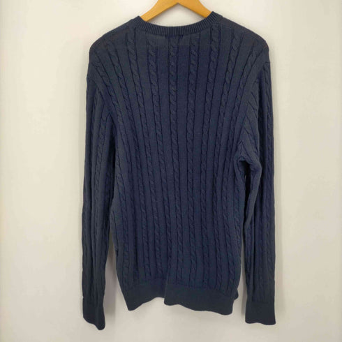 パパス papas papas+ カシミヤ混コットンケーブルニット メンズ JPN:L