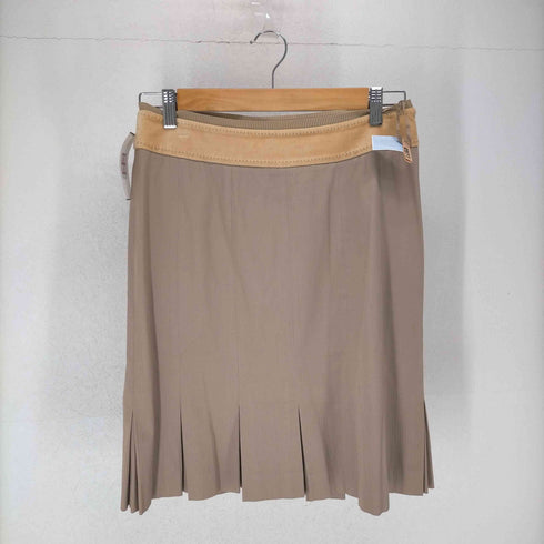 シーケーカルバンクライン ck Calvin Klein ウエストマーク スタンドカラージャケット プリーツスカート レディース S