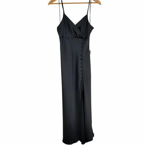 ザラ ZARA フロントボタンサテンキャミワンピース レディース JPN:M