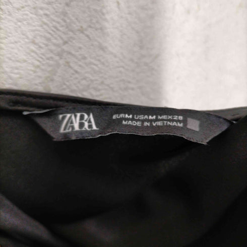 ザラ ZARA フロントボタンサテンキャミワンピース レディース JPN:M