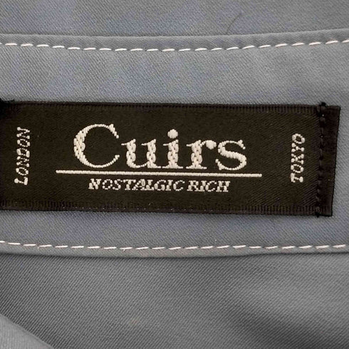 キュイー Cuirs ステッチラインシャツ メンズ