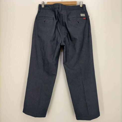 リーバイス Levis STA PREST ワイドレッグ クロップ インディゴ DENIM メンズ W30