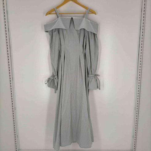 ダズリン dazzlin ウエストタックオフショルシャツワンピース レディース JPN:S