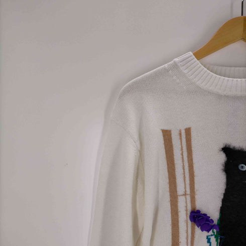 ミュベール MUVEIL 23AW 窓辺ネコプルオーバー レディース 38
