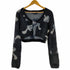 リップンディプ RIPNDIP EUPHORIA KNIT LONG SLEEVE CROP TOP レディース JPN:M