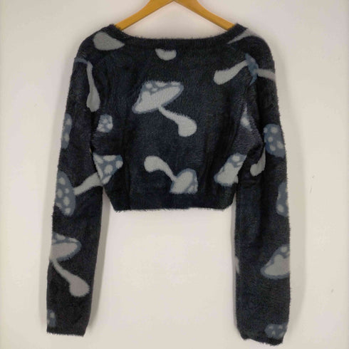 リップンディプ RIPNDIP EUPHORIA KNIT LONG SLEEVE CROP TOP レディース JPN:M