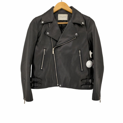 ユナイテッドアローズ UNITED ARROWS ラムレザーダブルライダースジャケット レディース JPN:38