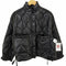 ザラ ZARA キルティング フェイクレザーパフジャケット レディース import:M