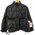 ザラ ZARA キルティング フェイクレザーパフジャケット レディース import:M