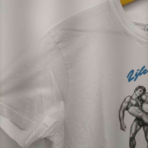 tom of finland フロントプリントTシャツ メンズ import:L
