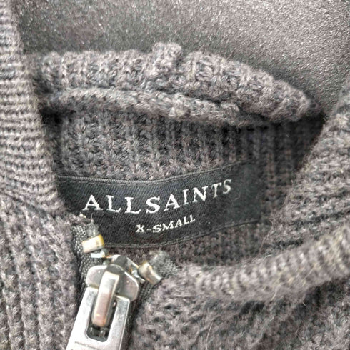 オールセインツ ALLSAINTS ジップアップニットパーカー メンズ XS
