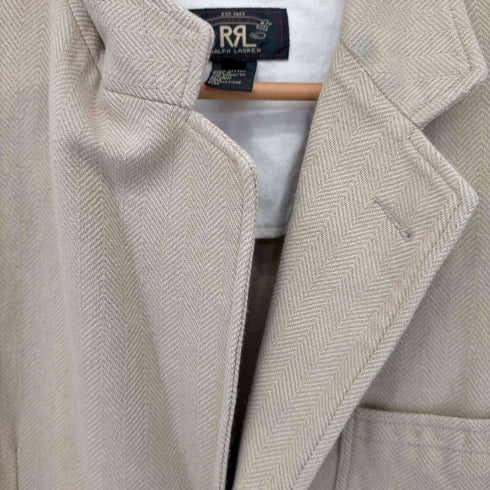 ダブルアールエル ラルフローレン RRL RALPH LAUREN コットンヘリンボーン2Bテーラードジャケット メンズ import:L