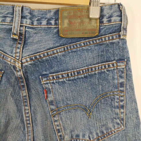 リーバイス Levis 503-03 ウォッシュ加工 ジップフライデニムパンツ メンズ W30 L34