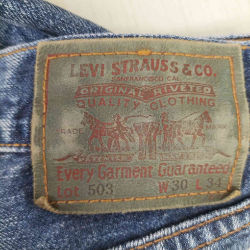 リーバイス Levis 503-03 ウォッシュ加工 ジップフライデニムパンツ メンズ W30 L34
