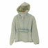 ベルシュカ BERSHKA Washed Denim Hood Anorak ウォッシュド デニム 裏ボア アノラック ジャケット レディース import:L