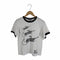 ブラックコムデギャルソン BLACK COMME des GARCONS AD2020 Swoosh Logo Ringer T-shirts レディース JPN:M