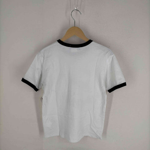 ブラックコムデギャルソン BLACK COMME des GARCONS AD2020 Swoosh Logo Ringer T-shirts レディース JPN:M