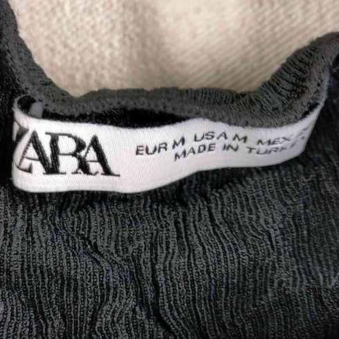 ザラ ZARA ノースリーブテクスチャートップス レディース JPN:M