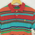 ポロバイラルフローレン Polo by RALPH LAUREN ポニー刺繍 マルチカラー ボーダー 鹿の子ポロシャツ メンズ 170