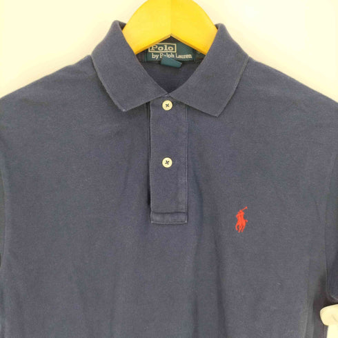 ポロバイラルフローレン Polo by RALPH LAUREN ポニー刺繍 鹿の子ポロシャツ メンズ import:S